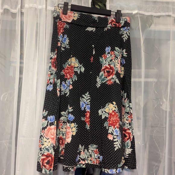 Floral Flared Skirt - Picture 2 of 2